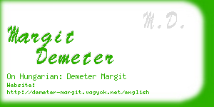 margit demeter business card